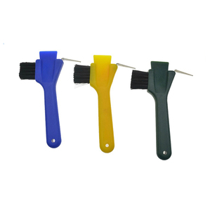 Cómodo mango PP <span class=keywords><strong>cerdas</strong></span> 2 en 1 cepillo de fregado con raspador cepillo de limpieza multifuncional - Product Image 5