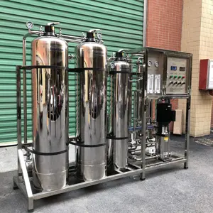 Peralatan penyaringan air osmosis terbalik RO komersil sistem filtrasi air minum