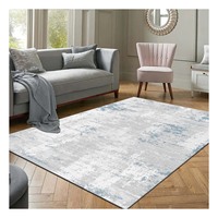 Tapis persan personnalisé fait à la machine tapis lavable doux antidérapant maison salon chambre cuisine-beige crème Logo tapis