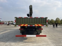 Grue sur camion CLW de 5 tonnes - Fonctionnement à une seule jambe, grue hydraulique fiable pour camion, hauteur de levage de 12,9 m