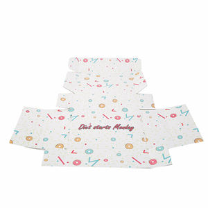 Caja de dulces de galleta de cartón plana plegable Embalaje Impresión personalizada Envío Fiesta Postre Donut Caja de papel - Product Image 3