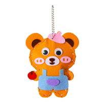 Textile et tissu enfants à la main bricolage couture Kit amusant pendentif créatif matériel paquet fille poupée Parent-enfant jouets