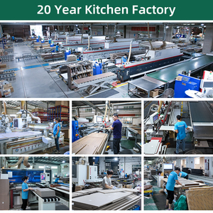 Ais 2026 hiện đại sang trọng màu nâu tùy chỉnh gỗ MDF melamine tủ bếp Đặt đá thiêu kết với bồn rửa modural tủ bếp - Product Image 5