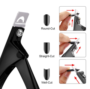 <b>U</b> Shaped <b>Nail</b> Tip Cutter Stainless Steel Manicure Scissors for False <b>Nail</b> Extension French Style Cutting - Product Image 2