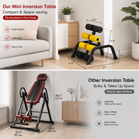 Produit Tendance : Mini Table d'Inversion Compacte et Portable pour Décompression de la Colonne Vertébrale – Machine d'Inversion par Gravité