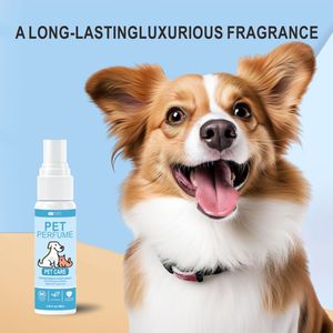 Perfume desodorante para mascotas <span class=keywords><strong>Spray</strong></span> 100mL Extracto de planta Fórmula segura Universal para gatos y perros Perfume antibacteriano para mascotas Precio de fábrica - Product Image 3