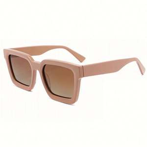 Gafas de Sol Polarizadas con Marco Grueso Negro Leopardo, Logotipo Personalizado al por Mayor, Protección UV400, Marco Grande Cuadrado de Acetato para Hombre y Mujer - Product Image 4