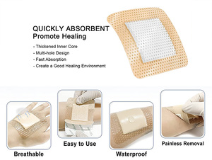 Paling Populer perban berpori <span class=keywords><strong>Sacrum</strong></span> busa Dressing untuk meringankan rasa sakit - Product Image 3