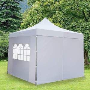 Carpa Plegable Resistente para Exteriores de 3x3m, con Recubrimiento de PVC Impermeable, para Ferias Comerciales, Jardín, Modelo DC-FG-003-B - Product Image 5