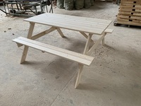 Table de pique-nique en bois, pour l'extérieur, garantie assurée, prix accessoires