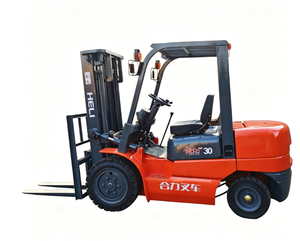 Used Heli 3 Ton Forklift Truck 2024 Model Used Heli Diesel Forklift 3 Ton with Triplex Stage Mast for <b>Material</b> <b>Handling</b> - Product Image 1