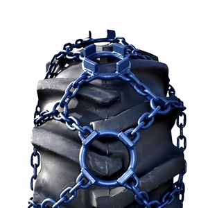 High Quality Maxplus Brand ISO9001 Certified 5/<b>8</b>" 16mm Steel Welded Chain Tyre for Forestry Skidder Tire Chains MPC-001 24.5-32 - Product Image 1