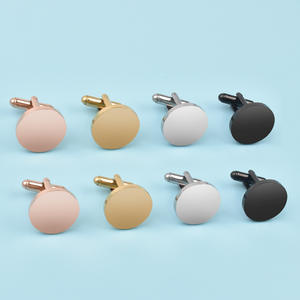 Pour <span class=keywords><strong>Amazon</strong></span> transfrontalier hommes français affaires chemise pince à <span class=keywords><strong>cravate</strong></span> nouveau rond en acier inoxydable miroir poli pour anniversaire - Product Image 4