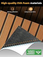 Revêtement de pont en mousse EVA pour bateau, imitation teck, revêtement de pont marin, tapis marin pour bateau à moteur, camping-car, yacht, kayak, planche de surf, 94,5''x 15,7''
