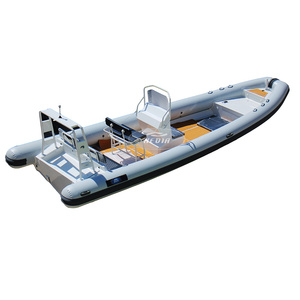 CE 28ft patrulla de lujo DL860 Rib Boat <span class=keywords><strong>Barca</strong></span> Cabinata yate inflable barco abierto <span class=keywords><strong>Barca</strong></span> Bateau Semirigide Grand - Product Image 3