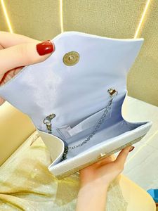New Cross-border European American Fashion Retro Full Chain Small <b>Square</b> Evening Crossbody Bag Rhinestone Cover Tanjing - Product Image 4