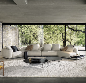 Juego de Sofás de Bambú Ecológico Moderno y Lujoso para Sala de Estar con Sillones Tipo Trono y Mesas Auxiliares, Muebles para el Hogar - Product Image 4