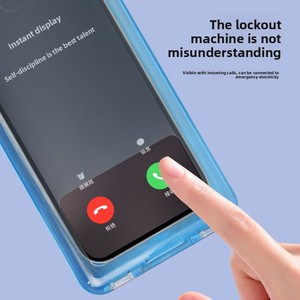 Portable Self-control Self-discipline Learning Study Student Quit Mobile Smart Phone Timer <b>Lock</b> <b>Box</b> 24 Hours Emergency Charging - Product Image 5