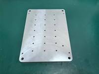 Dissipateur thermique de feuille de profil en aluminium d'épandage de chaleur de plaque en aluminium usinée CNC personnalisée