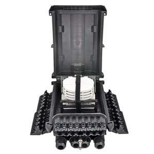 IP68 không thấm nước Nap hộp phân phối 4 Cổng đầu vào ngoài trời 16 lõi sợi hộp giá sợi quang FTTH hộp tường sợi quang CTO - Product Image 2