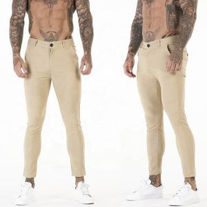 Gingtto personalizado al por mayor Chinos pantalones de vestir hombres en Stock Skinny Chino hombres pantalones Gabiting Chino pantalones hombres - Product Image 3