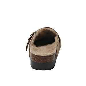 Nouvelles Sandales Birkenstock Classiques de Haute Qualité d'<span class=keywords><strong>Hiver</strong></span> pour Femmes, Clogs en Liège avec Support de Voûte Plantire, <span class=keywords><strong>Mules</strong></span> Pelucheuses Tendance pour Filles - Product Image 4