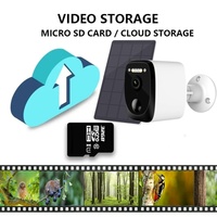 Kamera IP Nirkabel Tenaga Surya Ubox 3MP 4G dengan Baterai 10400mAh, Kamera CCTV dengan Sensor PIR Deteksi Manusia