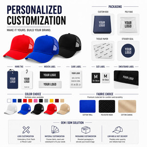 Gorra Trucker de 5 Paneles con Logotipo Personalizado, Malla Transpirable, Ajustable, al por Mayor, Gorra de Béisbol Lisa para Equipos, 12 Colores, Rojo - Product Image 5