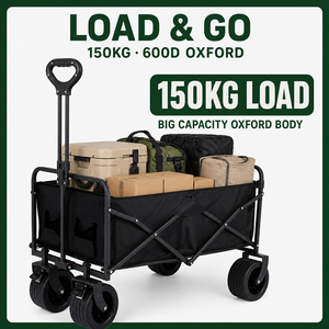 <span class=keywords><strong>Chariot</strong></span> <span class=keywords><strong>de</strong></span> camping pliable 150 kg, <span class=keywords><strong>chariot</strong></span> <span class=keywords><strong>de</strong></span> courses léger et portable avec 4 roues pour le camping, le jardin et les sorties - Product Image 4