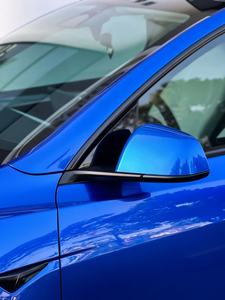 Vinilo para Envolver Autos PET Azul Metálico Brillante, Antiarañazos, Autoregenerable, Cambia el Color de la Carrocería, Venta de Liquidación B2B - Product Image 6