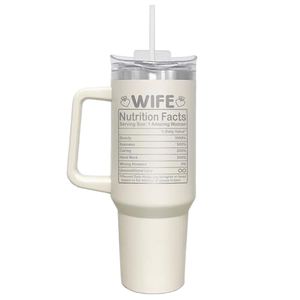 Nurse Nutrition Facts 16oz 20oz Vaso de viaje aislado Novedad Tazas de café con tapa para mujeres Regalos de camping - Product Image 2