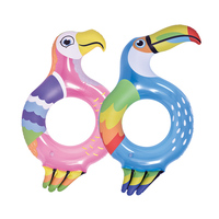 Toucan gonflable piscine flotteur anneau de natation sauter enfants eau tube de bain