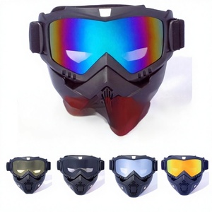 Masker Wajah Kacamata Harley untuk Berkendara Motor Anti Angin Full Frame Unisex Warna Menawan Helm Olahraga Kendaraan Off-Road - Product Image 2
