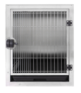 Gabbia per Cani in Acciaio Inox 304 ad Angolo Retto Traspirante per Uso Domestico - Product Image 5