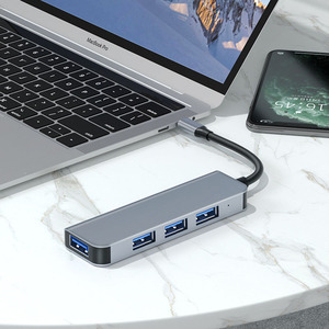 Nhôm USB Và USB-C Giao Diện Kép 4-Cổng Hub USB 2.0 + 3.0 Đối Với Huawei Xiaomi Macbook Pro 15 Không Khí Pro Phụ Kiện - Product Image 5