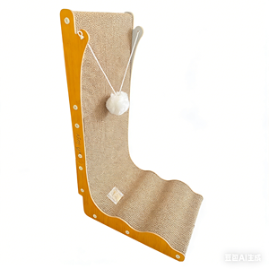 Kun Meow Pet-15 Griffoir pour <span class=keywords><strong>chat</strong></span> en forme <span class=keywords><strong>de</strong></span> L, en forme <span class=keywords><strong>de</strong></span> vague, extra-large, beau et durable - Product Image 4