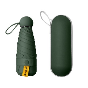 Ombrello Parasole Leggero Compatto Portatile Manuale Protezione UV Ombrello Pubblicitario da Donna <span class=keywords><strong>a</strong></span> Capsula Doppio Uso Sole Pioggia - Product Image 5