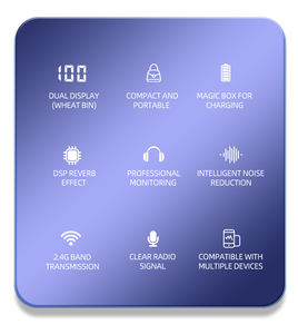 Nuevo condensador <span class=keywords><strong>de</strong></span> grabación Vocal S36 2,4G, micrófono <span class=keywords><strong>de</strong></span> cantante <span class=keywords><strong>de</strong></span> grabación redondo, micrófono Led <span class=keywords><strong>de</strong></span> estudio para grabar música para <span class=keywords><strong>Titok</strong></span> - Product Image 3