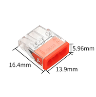 Conector de Cableado Rápido Compacto Serie EU-203 HYSF SUBSEA, Bloque de Conexión de 1 Entrada y Múltiples Salidas, Terminal de Desconexión Rápida con Abrazadera de Resorte, Cobre