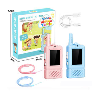 Talkies-walkies vidéo pour enfants, cadeau de Noël ou d'anniversaire, avec caméra, rechargeables, jouet talkie-walkie vidéo pour enfants - Product Image 2