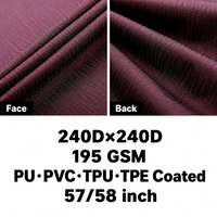 Texture de peau de bois 100% polyester pour produits d'extérieur et bagages, tente, auvent, sac à dos, PU, PVC, TPU