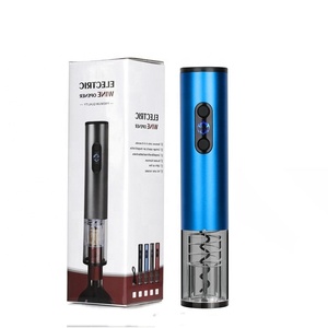 Articles cadeaux les plus vendus du nouvel an <span class=keywords><strong>2023</strong></span> ouvre-bouteille de vin électrique Rechargeable par USB accessoires de Bar ensemble cadeau avec Logo gravé - Product Image 2