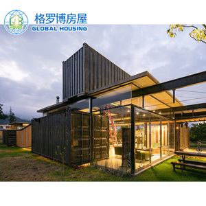 บ้านตู้คอนเทนเนอร์แบบแยกส่วนทำจากเหล็กหรูหราบ้านสำเร็จรูปสำหรับโรงแรมอพาร์ตเมนต์การออกแบบที่ทันสมัย - Product Image 6