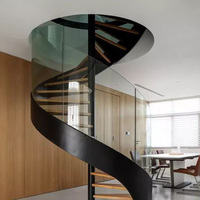 Escalier en colimaçon compact de qualité parfaite décoration intérieure cercle escaliers bureau petit escalier en bois