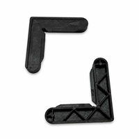 Accessoires pour fenêtres : Cadre de moustiquaire 22 mm x 9 mm, support d'angle droit 90 degrés pour moustiquaire de porte/fenêtre, compatible avec les piquets d'angle.