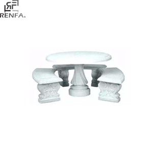 hot sale plastic concrete table and chair mould for garden decoration from renfa