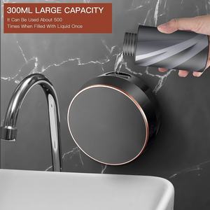 Distributeur de mousse désinfectante pour les mains sans contact, portable, 300 ml, mural, avec affichage numérique intelligent, distributeur de savon en mousse pour le lavage des mains - Product Image 4