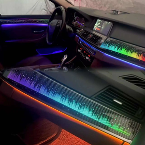 Illuminazione Ambientale per Auto Symphony 64 Colori Arcobaleno per <span class=keywords><strong>BMW</strong></span> Serie 5 <span class=keywords><strong>F10</strong></span> F11 F18 2011-2017, Luci <span class=keywords><strong>LED</strong></span> per Interni Auto - Product Image 4