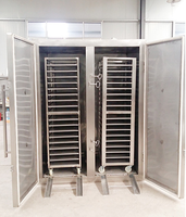 36-bakjes droogkast op wielen, volautomatische voedseldroger met constante temperatuur & vochtigheid, fruitdroogmachine
