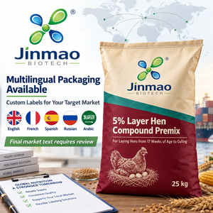 Additif alimentaire Jinmao 5% de qualité alimentaire animale, minéraux et oligo-éléments pour poules pondeuses avec enzymes pour favoriser la nutrition - Product Image 6